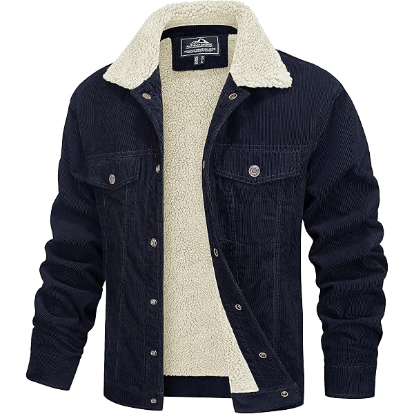 EKLENTSON Mens Winter Coats Thick Thermal Warm Fleece Lined Lapel