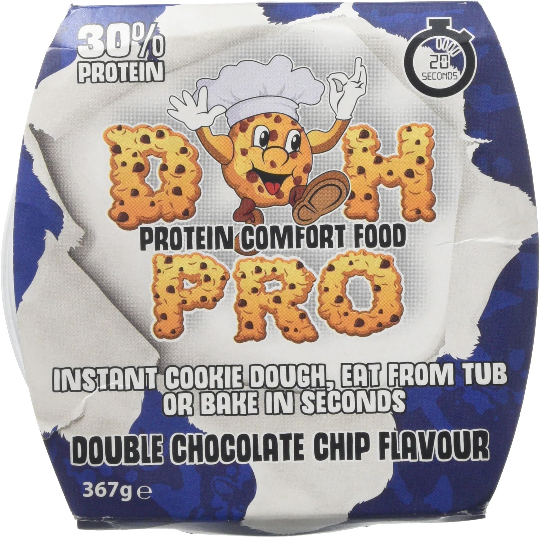 Doh Pro 30 Percent Protein Instant Double Choc Cookie Dough, 367 g