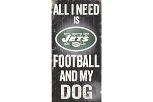 Fan Creations N0640 New York Jets Football and My Dog Sign