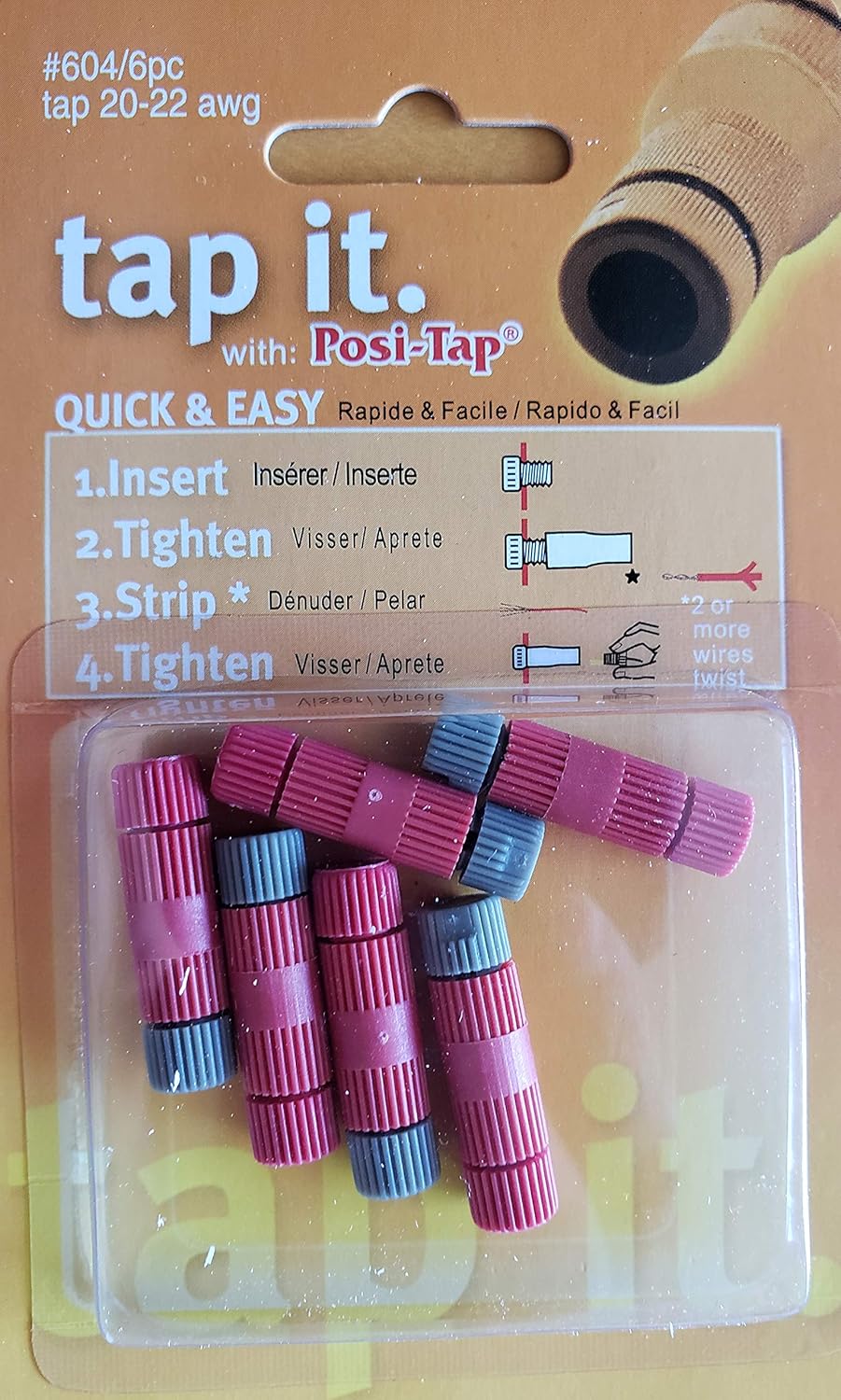 POSITAP 6 pack wire connectors 2022 awg … Home Improvement
