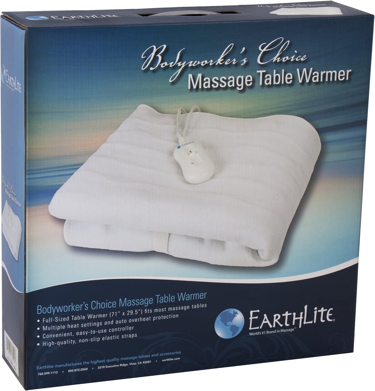 BODYWORKER’S CHOICE Massage Table Warmer – Three Heat Settings, Felt Lined Heating Pad (30” x 71”) | One-Year Replacement Guarantee: Sports & Outdoors