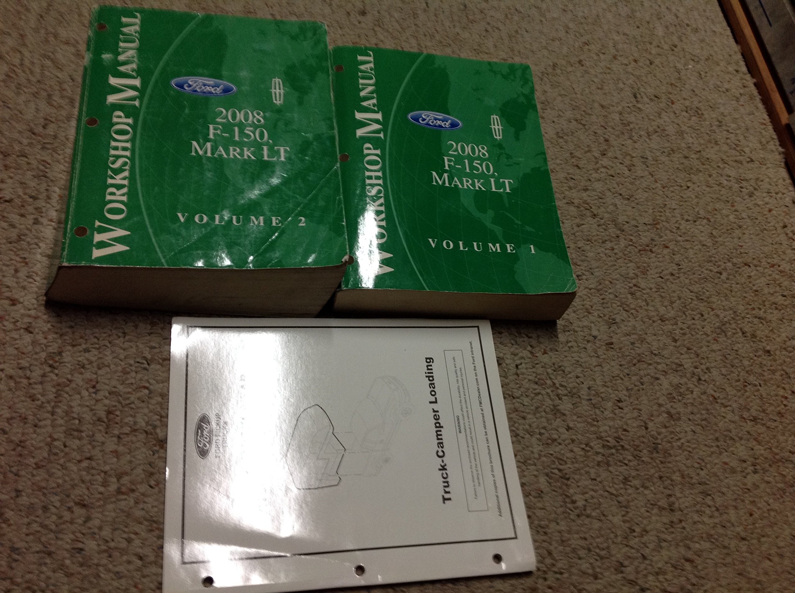 2008 Ford F-150 F150 TRUCK Lincoln Mark LT Service Shop Repair Manual Set  OEM Paperback – 2008