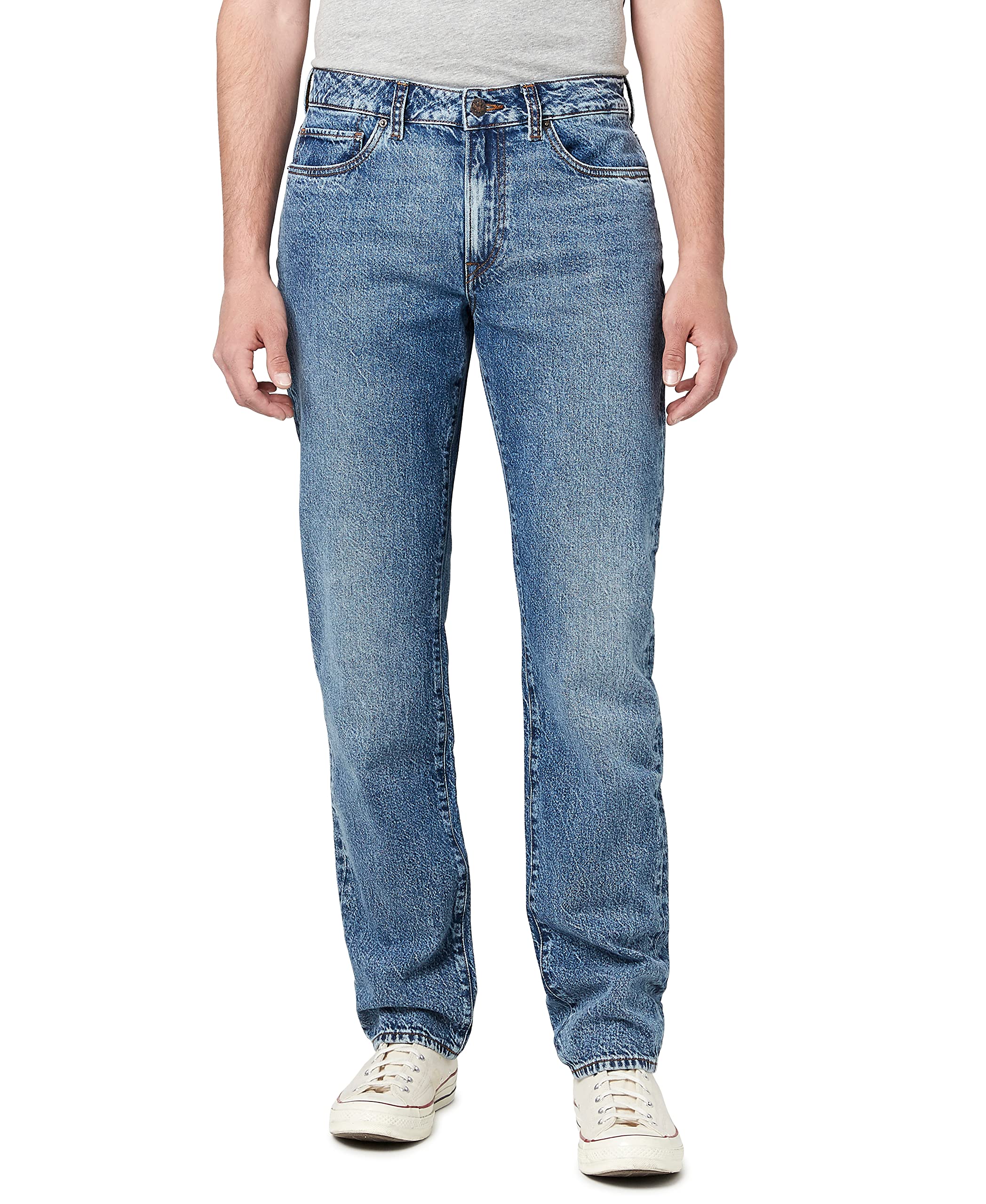 Buffalo David Bitton Men’s Ben Relaxed Tapered Denim Jeans, Indigo, 30 x 30
