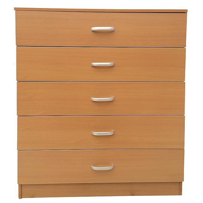 Redstone Chest of 5 Drawers **Unique AntiBowing Drawer Support