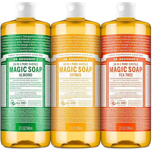 Amazon.com : Dr. Bronner's Pure-Castile Magic Soap Liquid