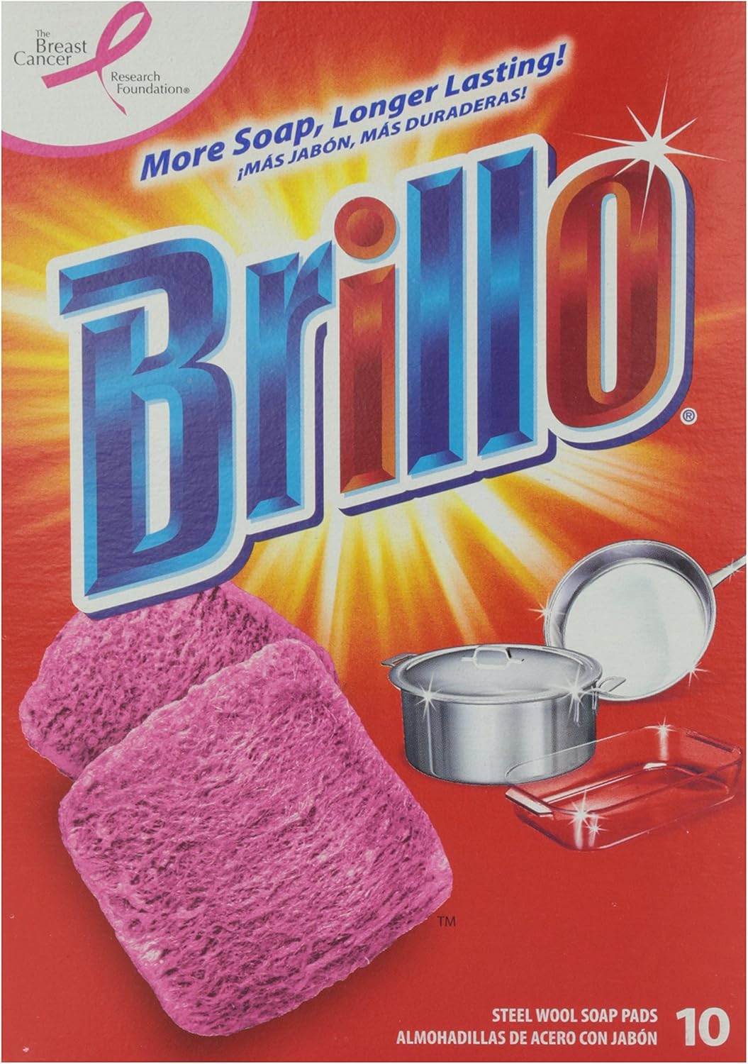 Brillo Soap Pad, 10 ct Amazon.ca Grocery