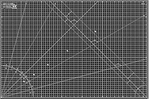 Elan Cutting Mat A1 Black & Taupe, Large Self Healing Cutting Mat 24 x 36 Inch, 5-Ply Craft Board Black, Hobby Board for Craf