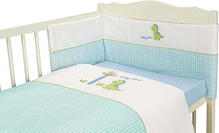 plain white cot bedding