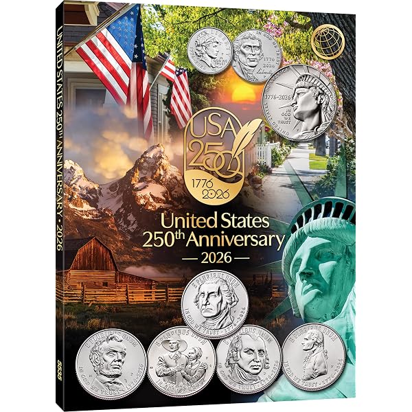 Amazon.com: Whitman Classic® Coin Album - United States 250th