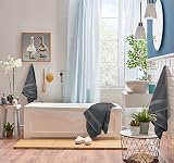 Utopia Towels 8 Piece Set Cotton Hotel Quality Gray Bath Towels Washcloths view 5