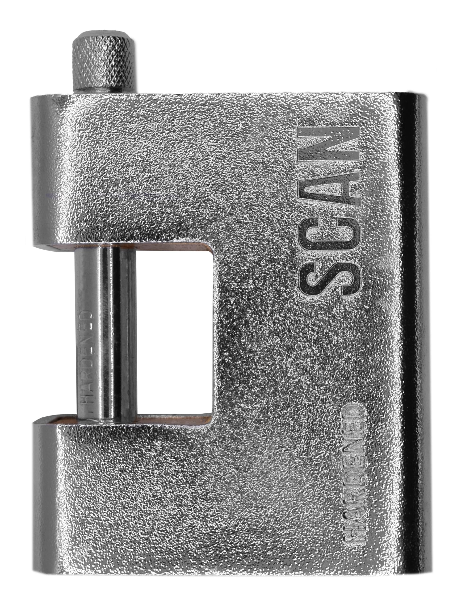 SCAN SCAPLA80SHUT Shuttered Padlock, Black