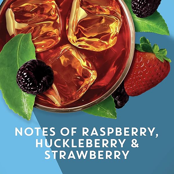 TAZO ICED BLUSHBERRY BLACK TEA FILTERBAGS, 6 COUNT (PACKAGING MAY VARY)