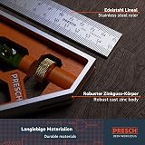 PRESCH 150mm Presch Combination Square Metric Professional Carpenter Square view 5