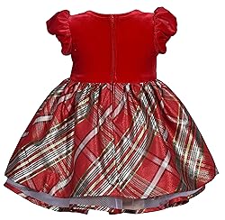 Bonnie Jean Girl's Christmas Dress - Holiday Plaid