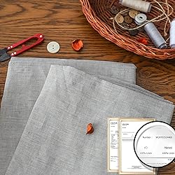 Simple&Opulence 100% Nature Pure Linen Fabric 78