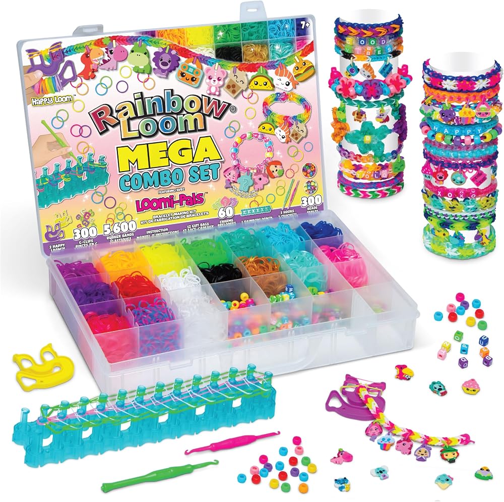 Rainbow Loom Besties Loomi-Pals Mega Combo Loom Band Kit Bracelet Kit