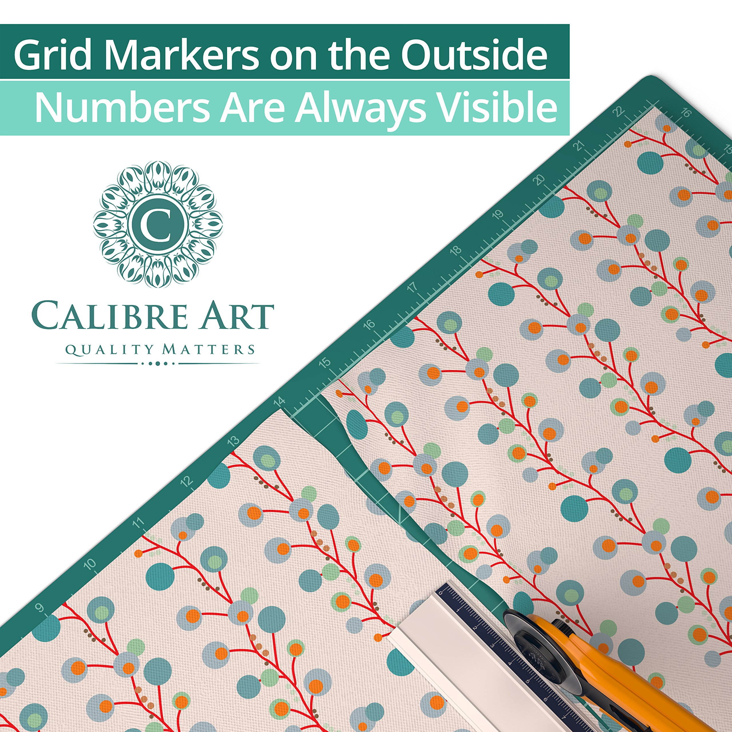 Self Healing Rotary Cutting Mat, Full 24x36, Best for Quilting Sewing | Warp-Proof & Odorless (Not From China)