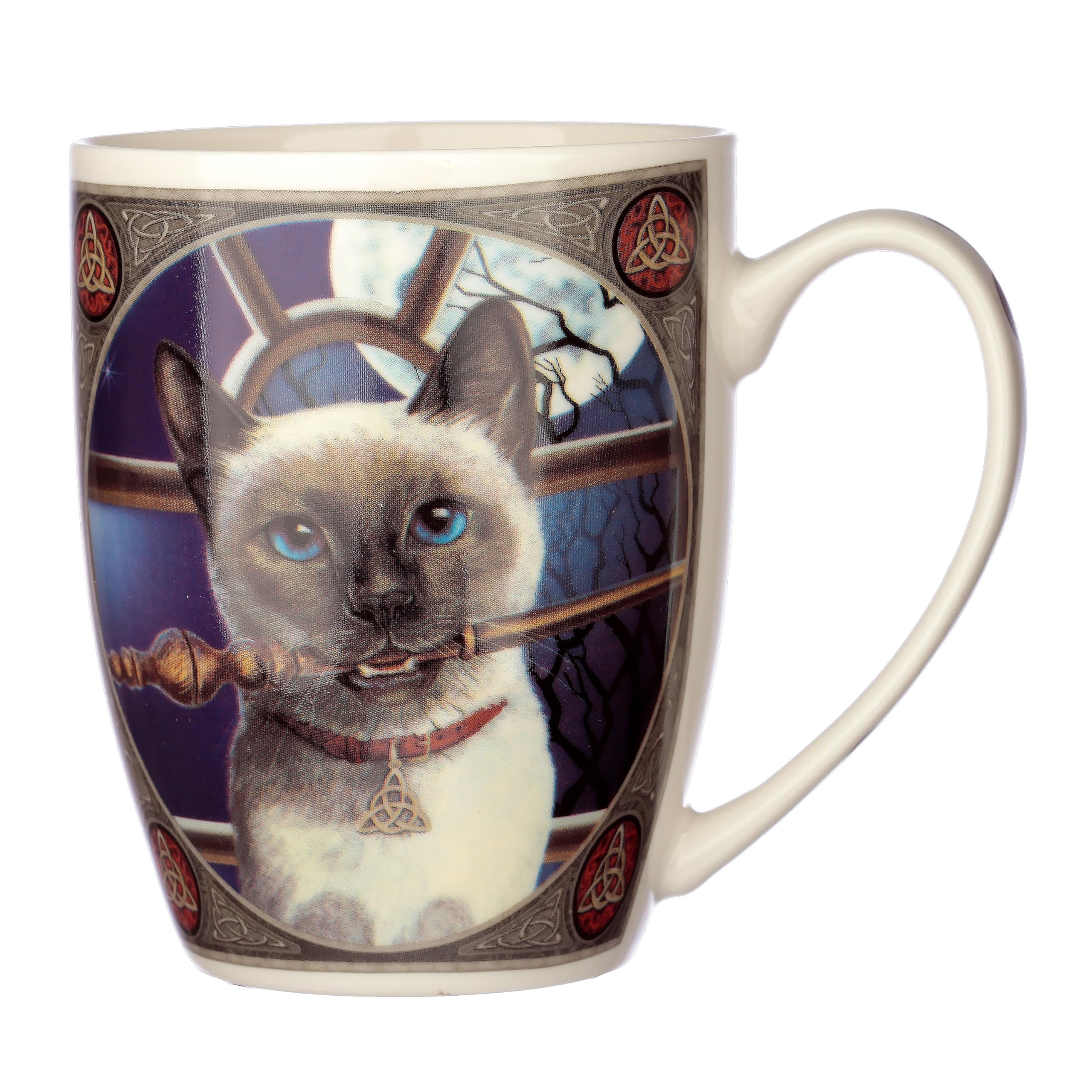 Puckator Lisa Parker Hocus Pocus Cat Porcelain Mug - Funny Home Accessories - Cute Gifts for Girlfriend - Large Mugs for Men Women Hot Drinks - Cute Cups Presents - Secret Santa Gift - Cup Set