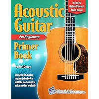 Acoustic Guitar Primer Book for Beginners - Deluxe Edition (Audio & Video Access) book cover