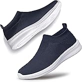 vibdiv Pull-on Shoes Women Sock Sneakers Walking Jogging Yoga Casual Lightweight Indoor Outdoor
