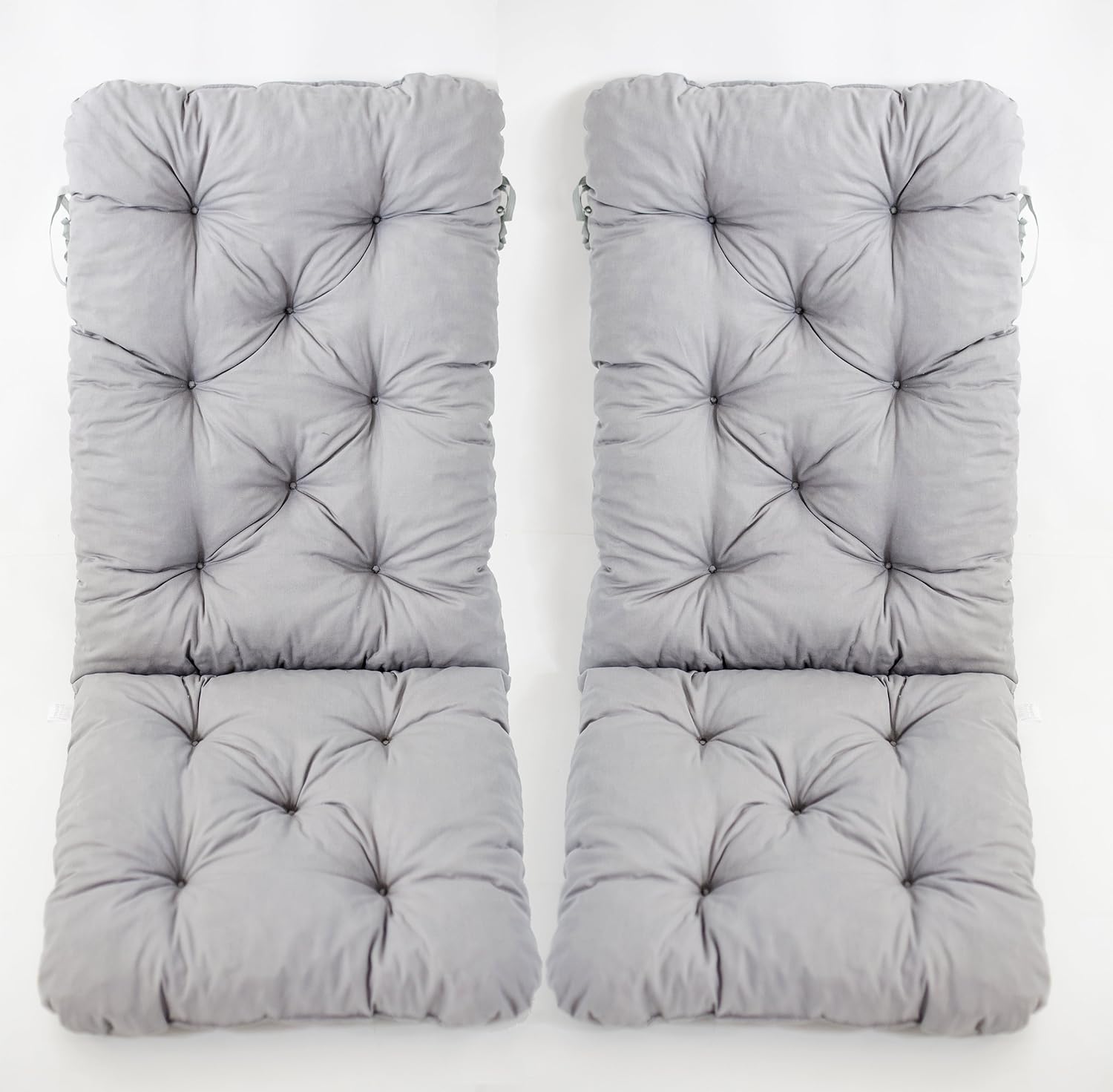 Ambientehome 120 x 50 x 8 cm HANKO MAXI Garden Chair Cotton Padded High