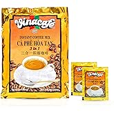 Vinacafe Instant Coffee Packets 3 in 1 Authentic Vietnamese Taste, Balanced Medium Roast Coffee Mix for Quick Preparation at Home, Office or Travel, Single Serve Sachets (Pack of 2 | 20 Sachets Per Bag)