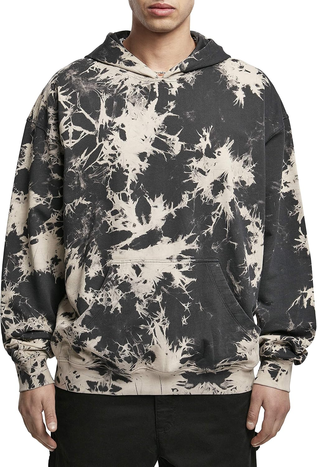 Urban Classics Men's Bleached Hoody Hooded Sweatshirt Amazon.co.uk