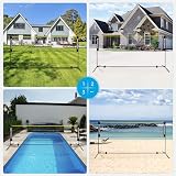 SONGMICS 4M Badminton Net Volleyball Net Adjustable Height Portable SYQ400B02 view 3