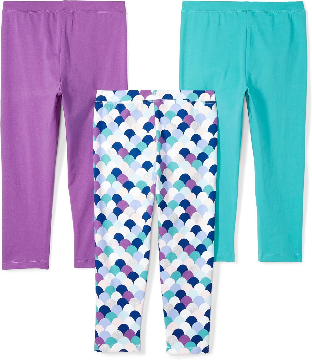  Brand - Spotted Zebra Girls' Cropped Capri Leggings: Clothing