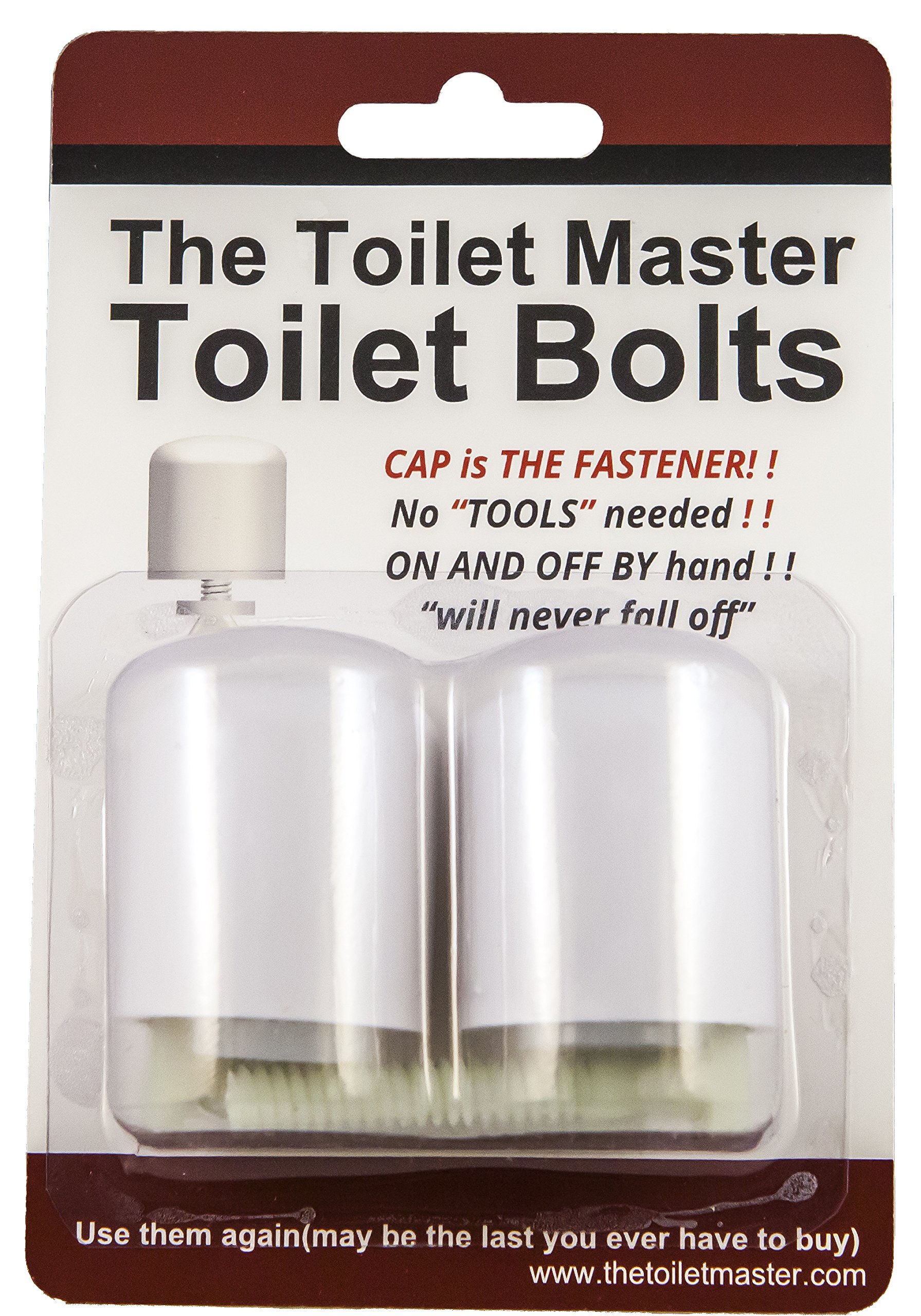 Buy The Toilet Master Toilet Bolts is a No Tool, No Cut, No Nut, Easy