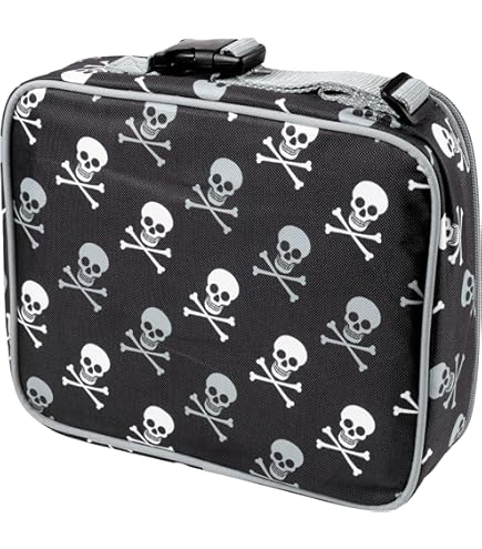 Bolsa De Almuerzo Con Aislamiento De Damasco Y Calavera Gótica Victoriana Negra Vintage Para Halloween, Fiambrera Portátil Impermeable, Bolsas De Mano Enfriadoras Térmicas - AliExprs 1524