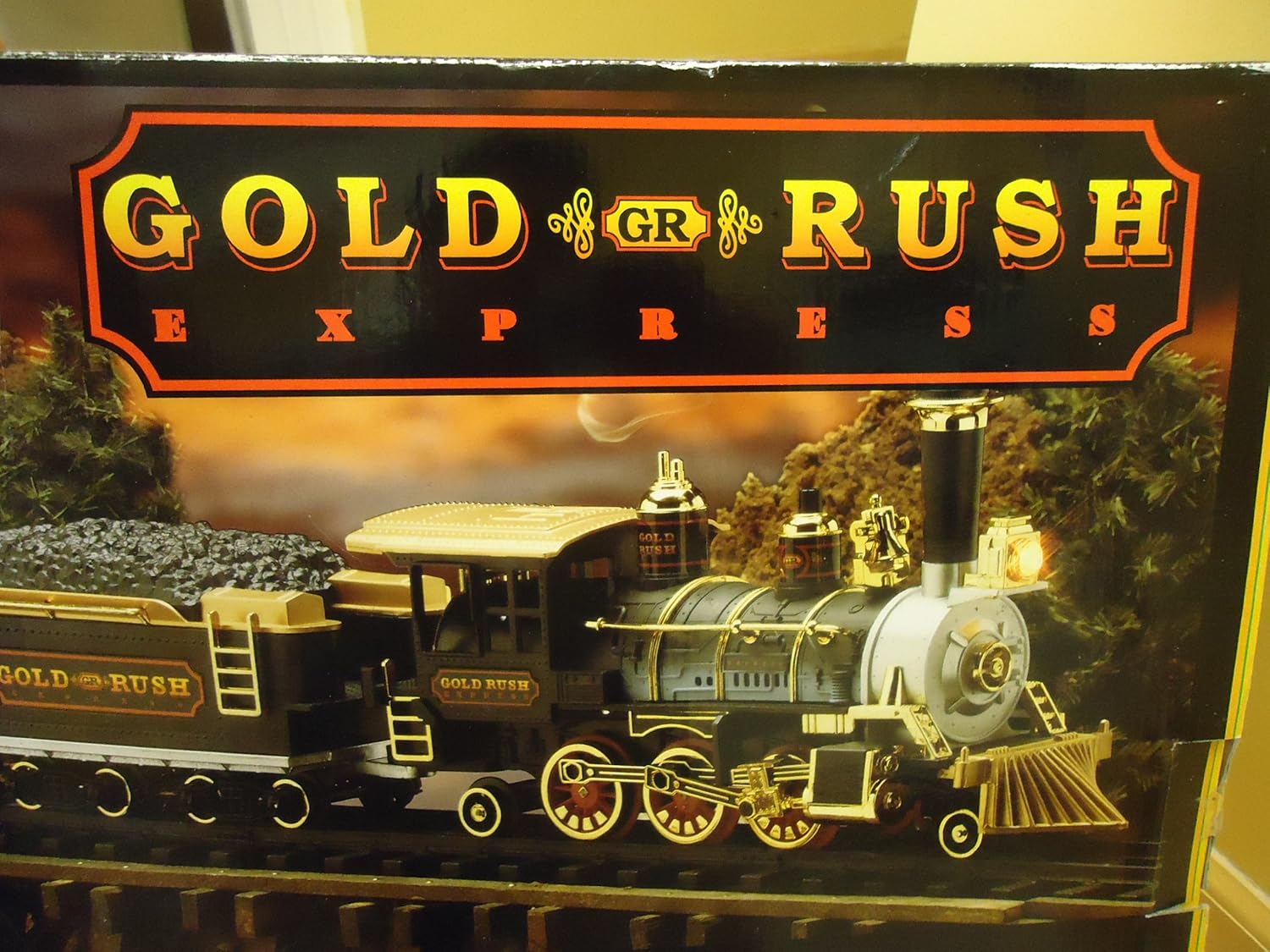 gold rush express train set