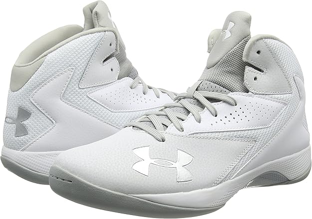 Under Armour Ua Lockdown, Zapatillas de Baloncesto Hombre, Blanco ...
