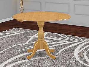 East West Furniture DMT-Oak-TP Dining Table, 42