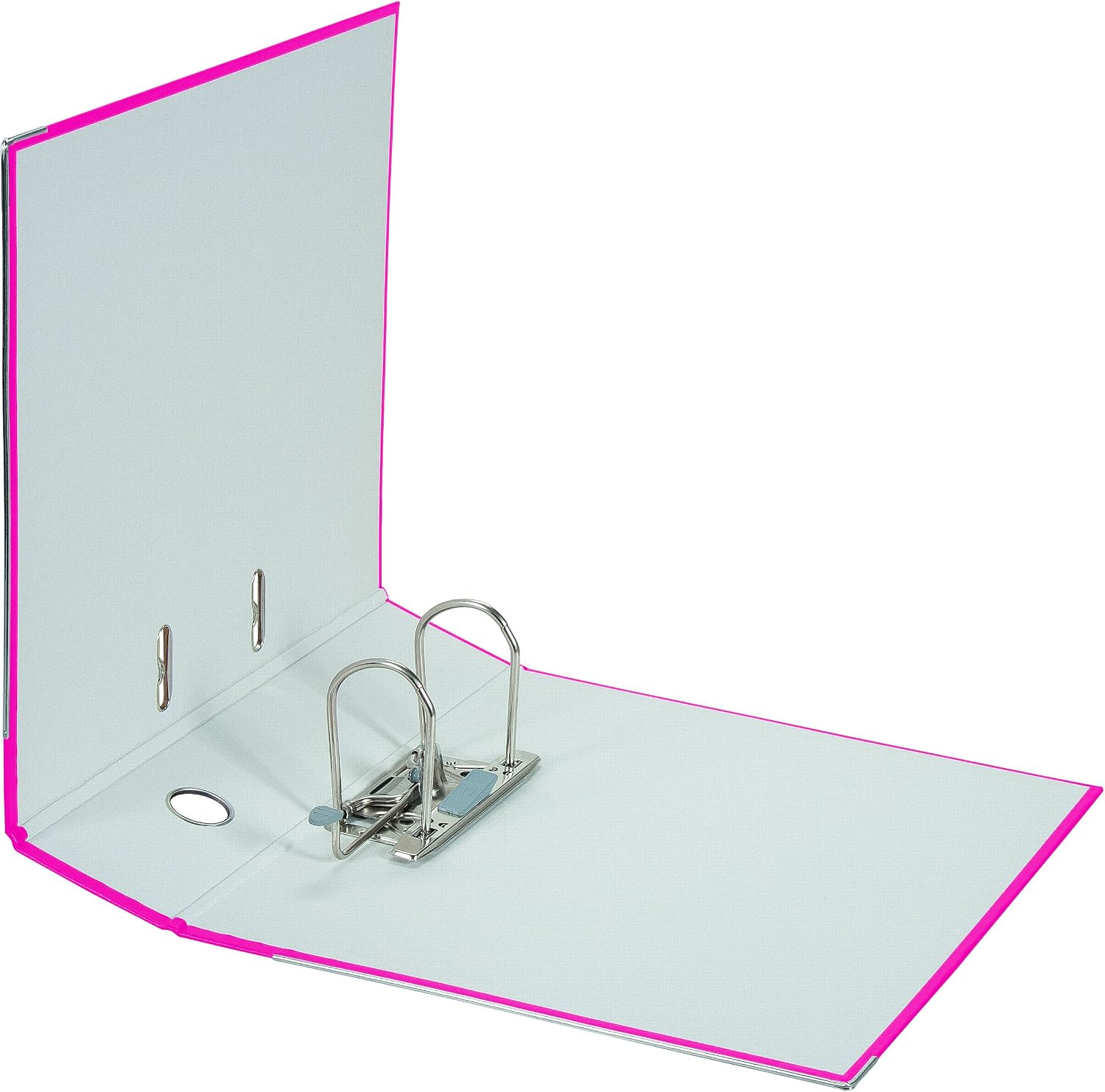 Original Falken PP-Color plastic files. Made in Germany. 8 cm wide DIN A4 pastel colour pink ring binder vegan file folder letter folder office folder plastic folder slotted folder - Image 3
