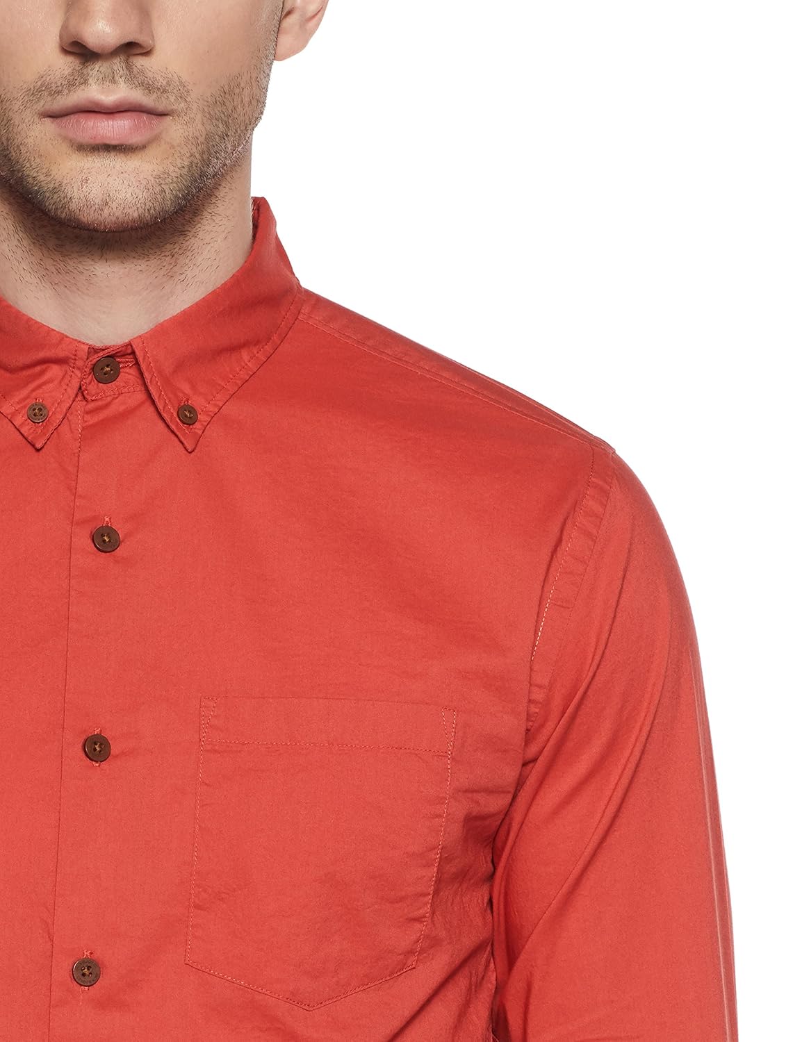 jack & jones men's solid slim fit casual shirt