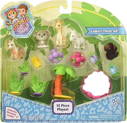 Amazon Com Just Play Jungle In My Pocket Figure Set 15 Piezas Toys Games