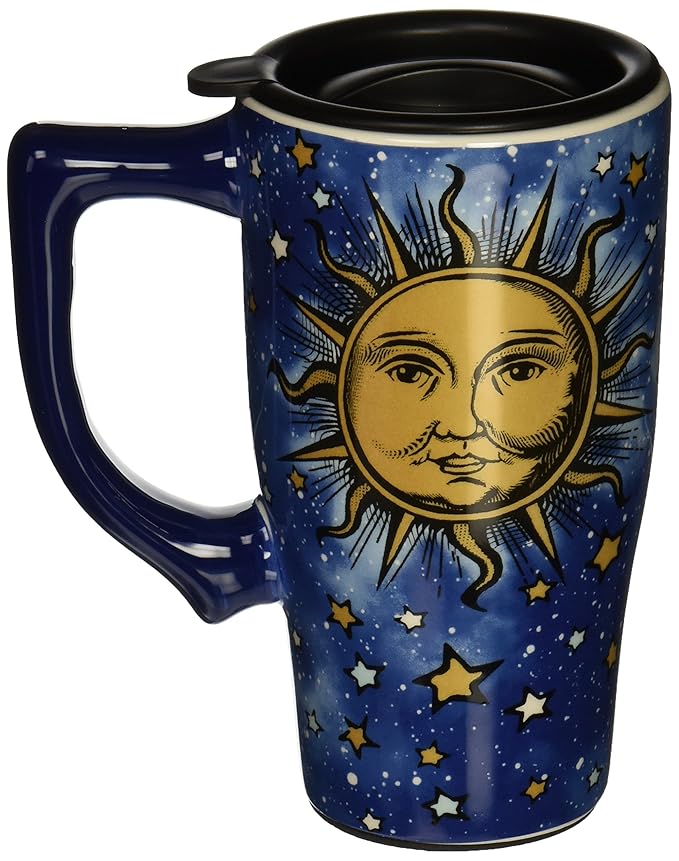 Buy Spoontiques Celestial Travel Mug Blue Online At Low Prices In India Amazon In