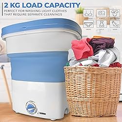 Pyle Portable Mini Washing Machine Lightweight