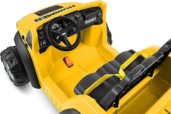 yellow hummer power wheels