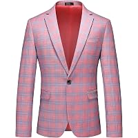 Kenmeko Abito Uomo Estivo Cappotto Uomo Corto Giacca Uomo Elegante Slim Fit Vestiti Uomo Cerimonia Vestito Matrimonio Uomini Blazer Uomo Casual Giacche L Marina Militare 102381987