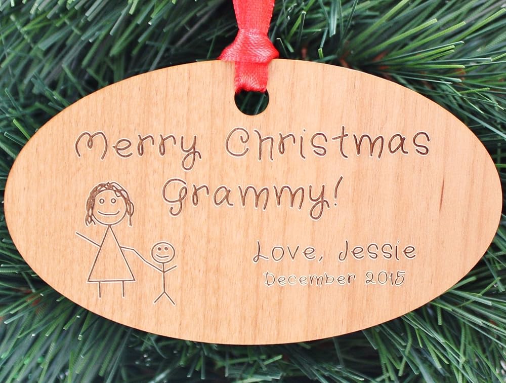 Custom Christmas Ornament for Grandparent, Grandma, Mom