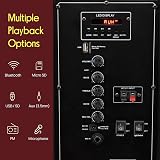 Pyle Bluetooth PA System 800W Peak Portable Party Speaker with Battery view 3