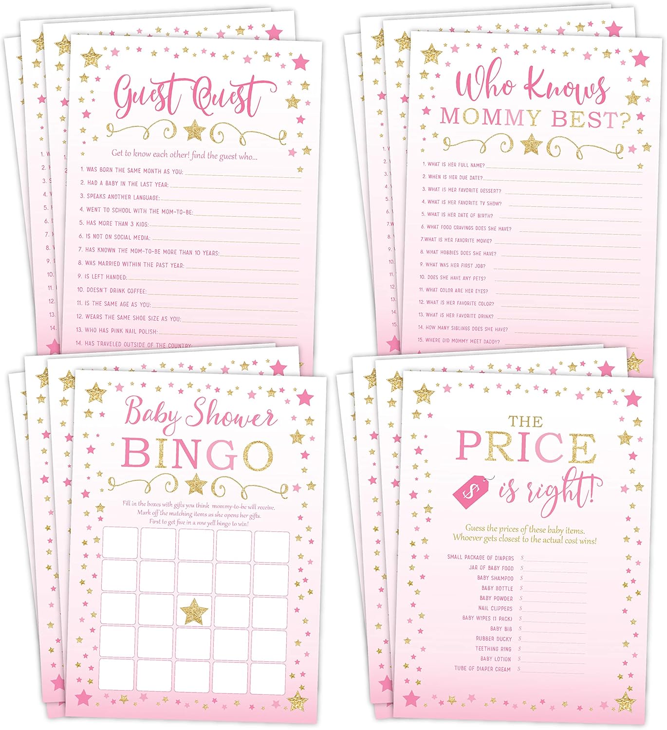 twinkle twinkle little star baby shower games