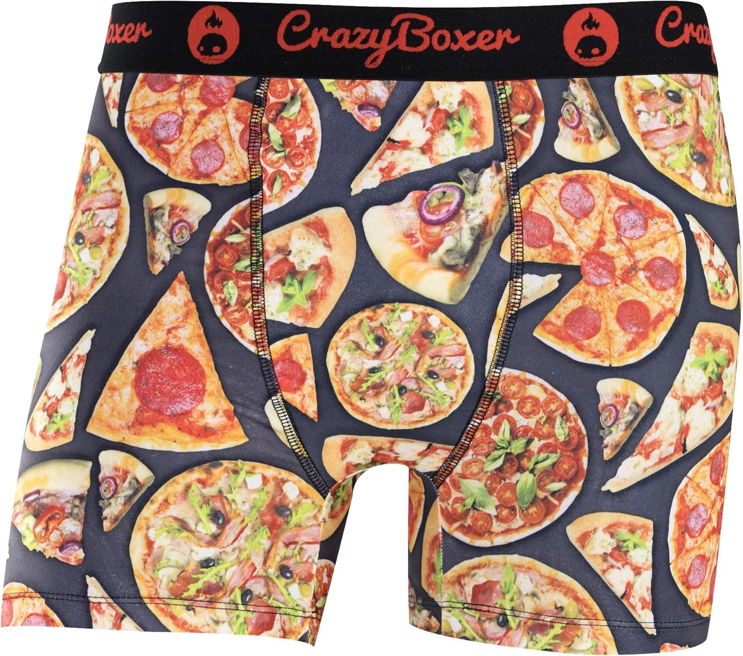 Crazy Boxer Pizza Foodie Boxer Briefs (Small) at Amazon Men’s Clothing