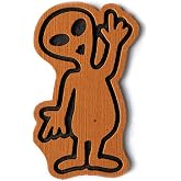 Toejamr Snowboard Stomp Pad - Alien - Brown