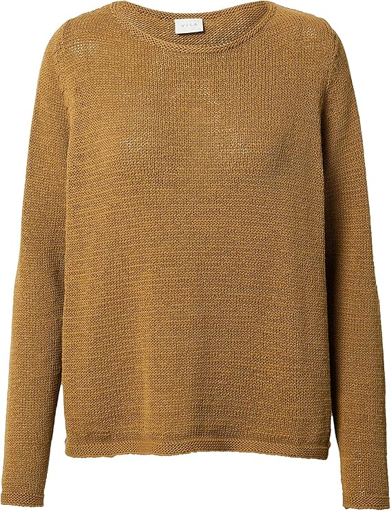 pullover damen cognac braun