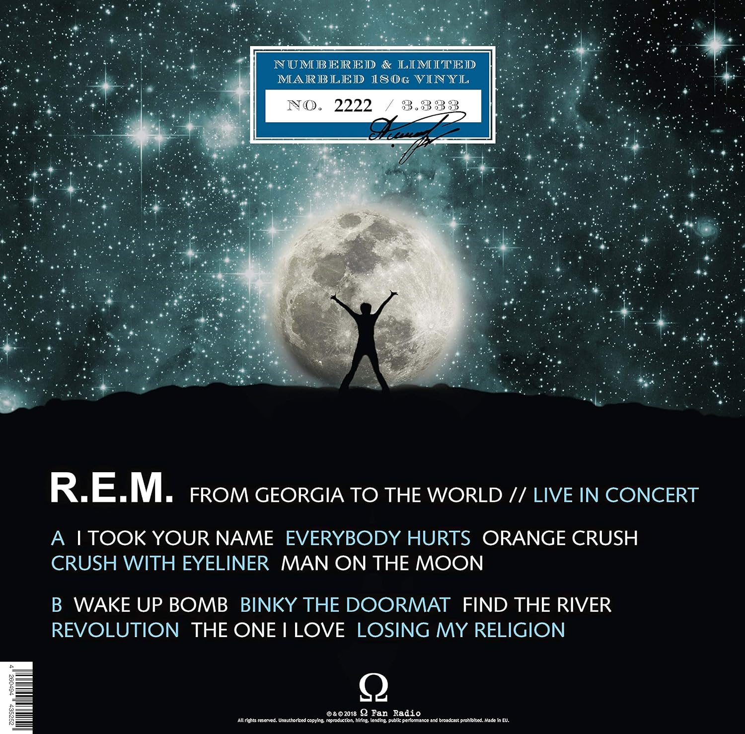 Rem From Georgia To The World Live Limitiert Und Nummeriert 3333 Stuck Blue