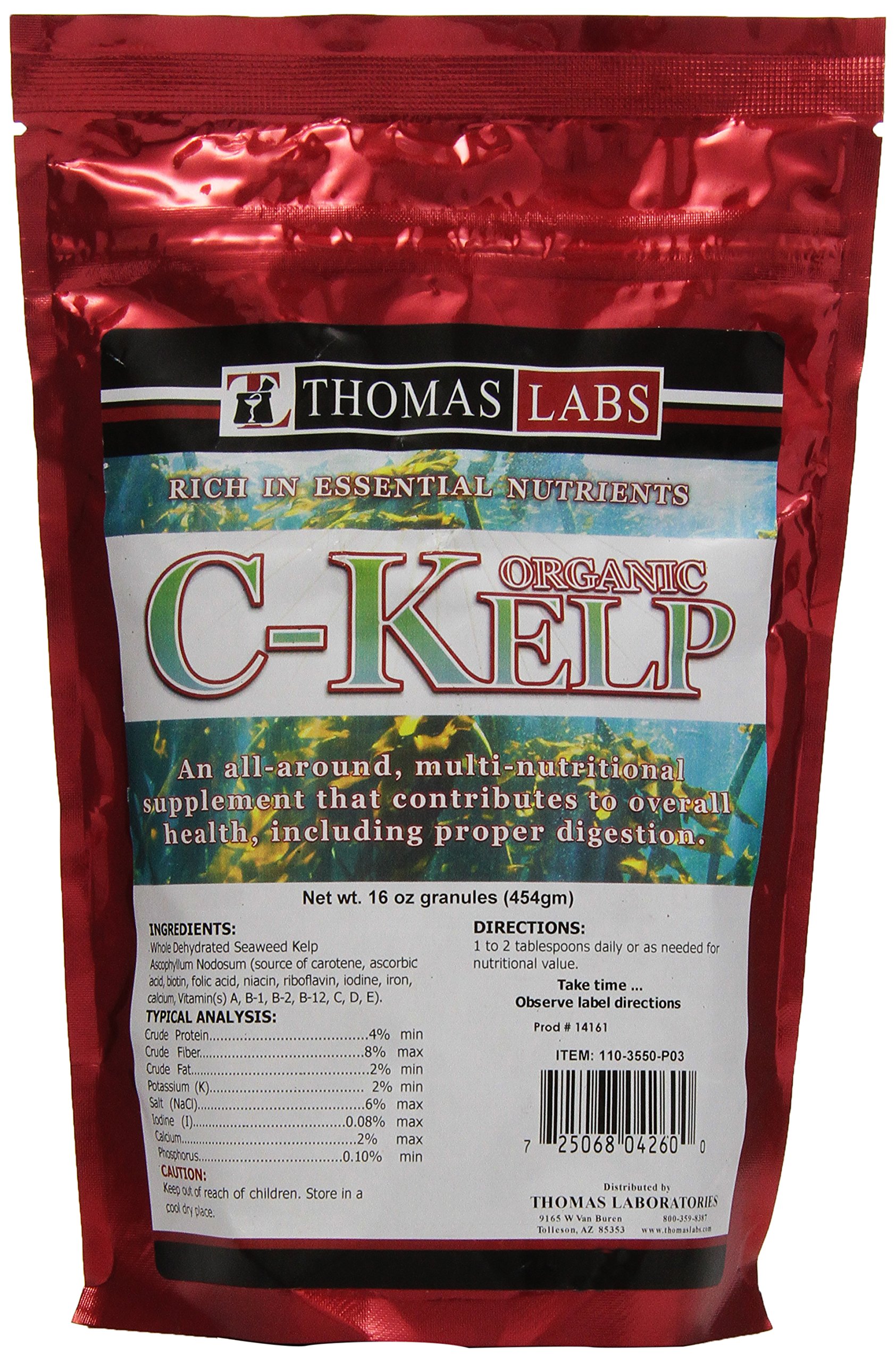 Thomas Laboratories C-Kelp Nutritional Supplement Powder 16-Ounce 23 91seOBAse%2BL