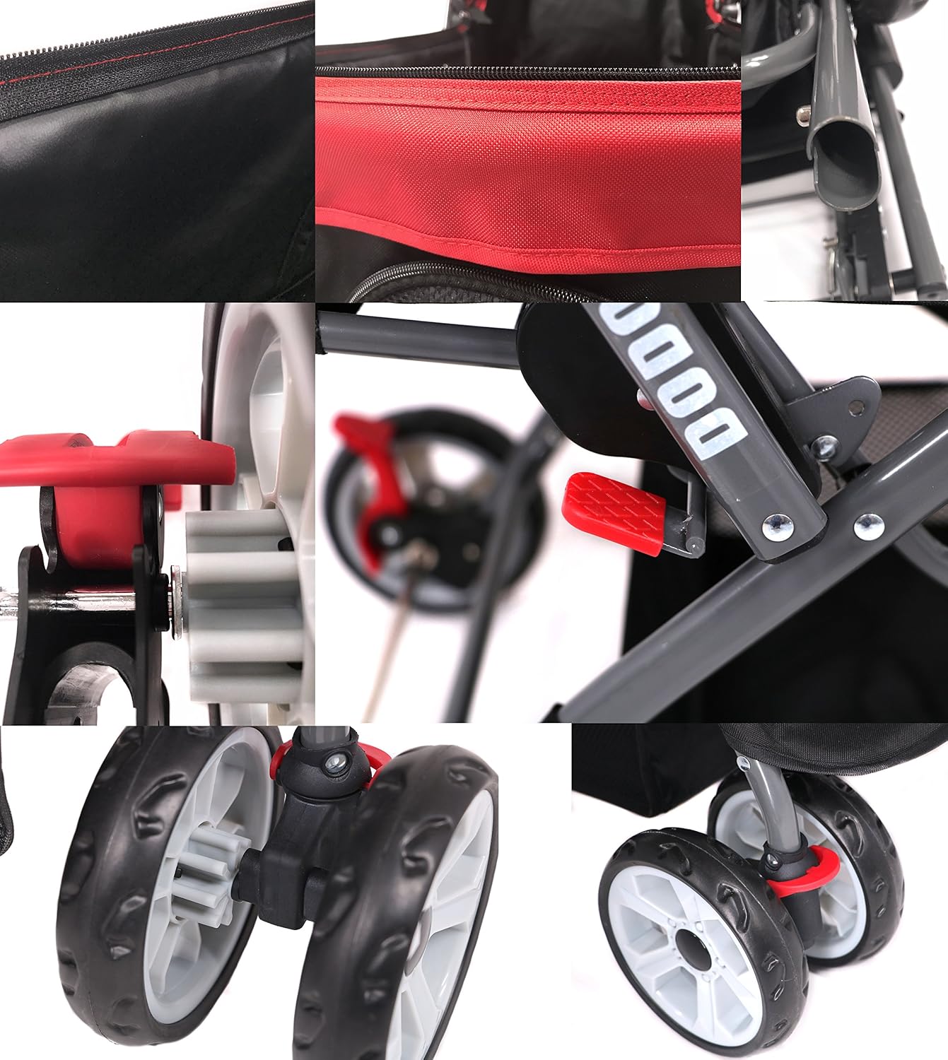 dog stroller reversible handle